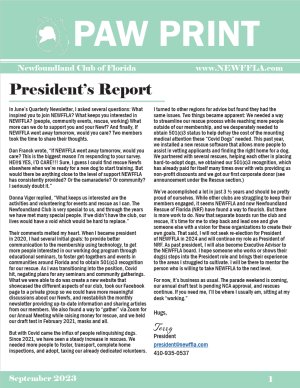 September 2023 Paw Print